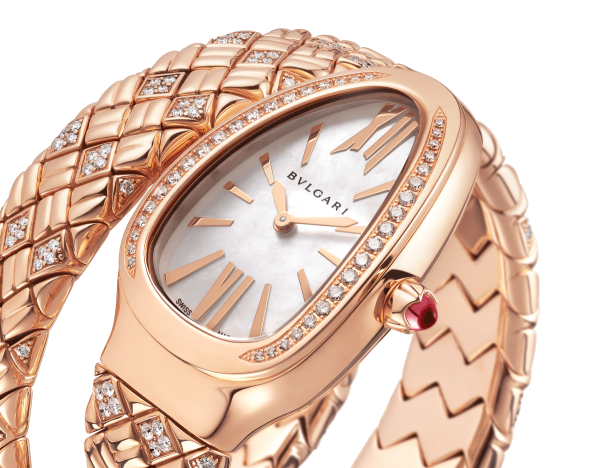 Bulgari Serpenti Spiga Oro Rosa E Diamanti