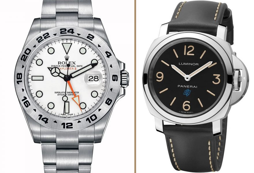 Cosa preferire tra un orologio Rolex e uno Panerai?