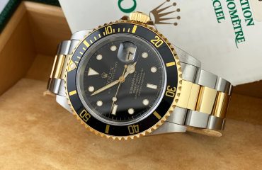 Rolex Submariner Acciaio e oro referenza 16613 secondo polso