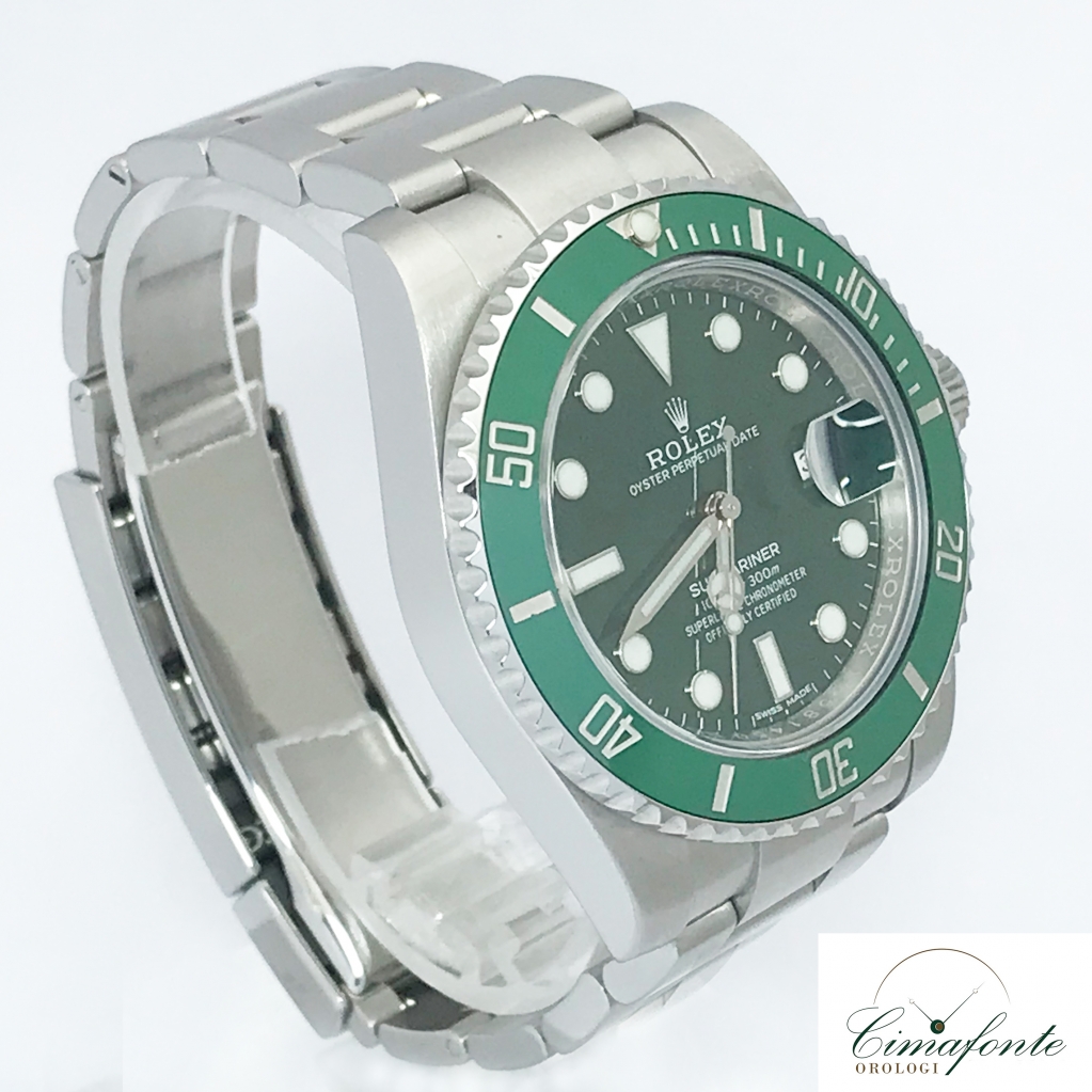 Rolex Submariner 116610LV hulk Ghiera Verde
