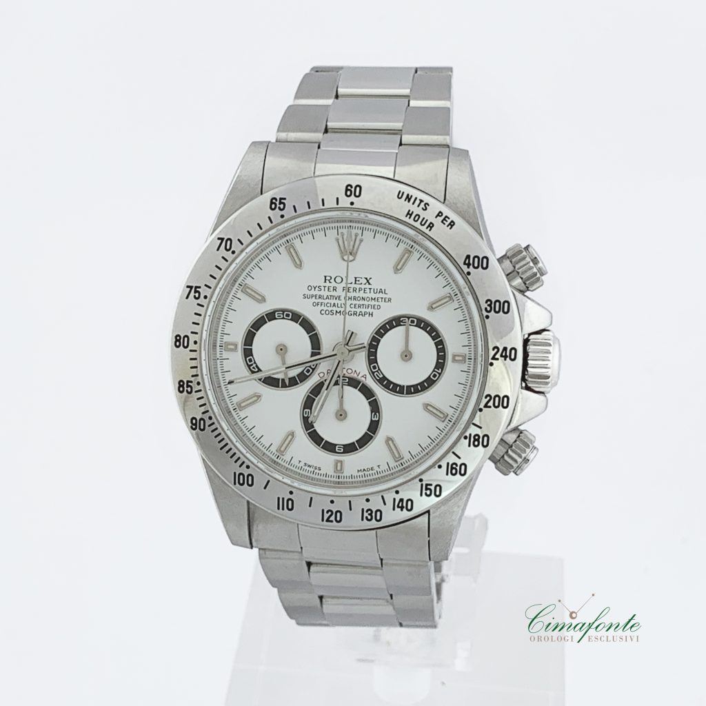 ROLEX DAYTONA 16520 1996 40mm usato acciaio oyster Calibro Zenith
