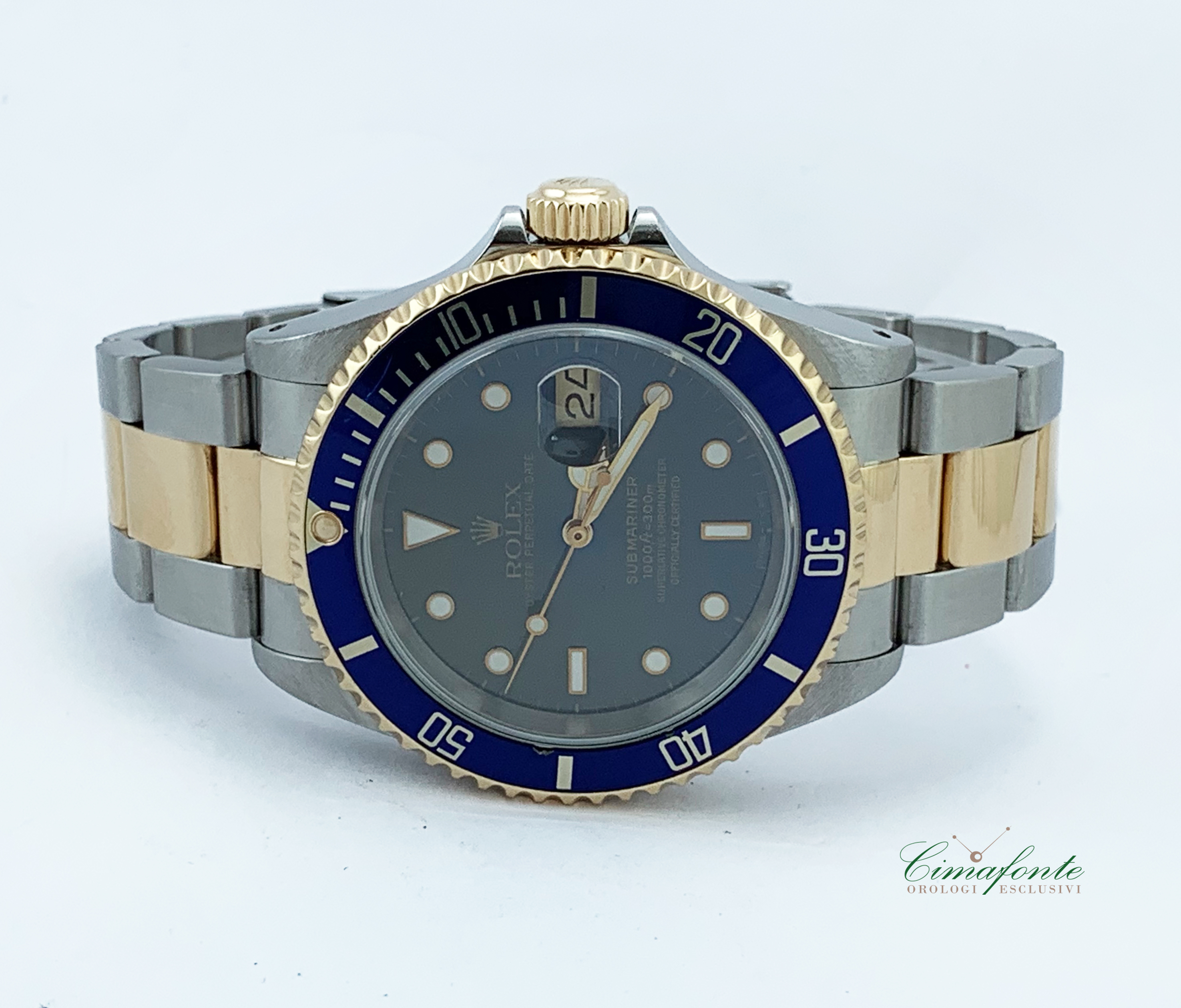 Rolex Submariner acciaio e oro ref.16613 anno 1991 secondo polso seriale x