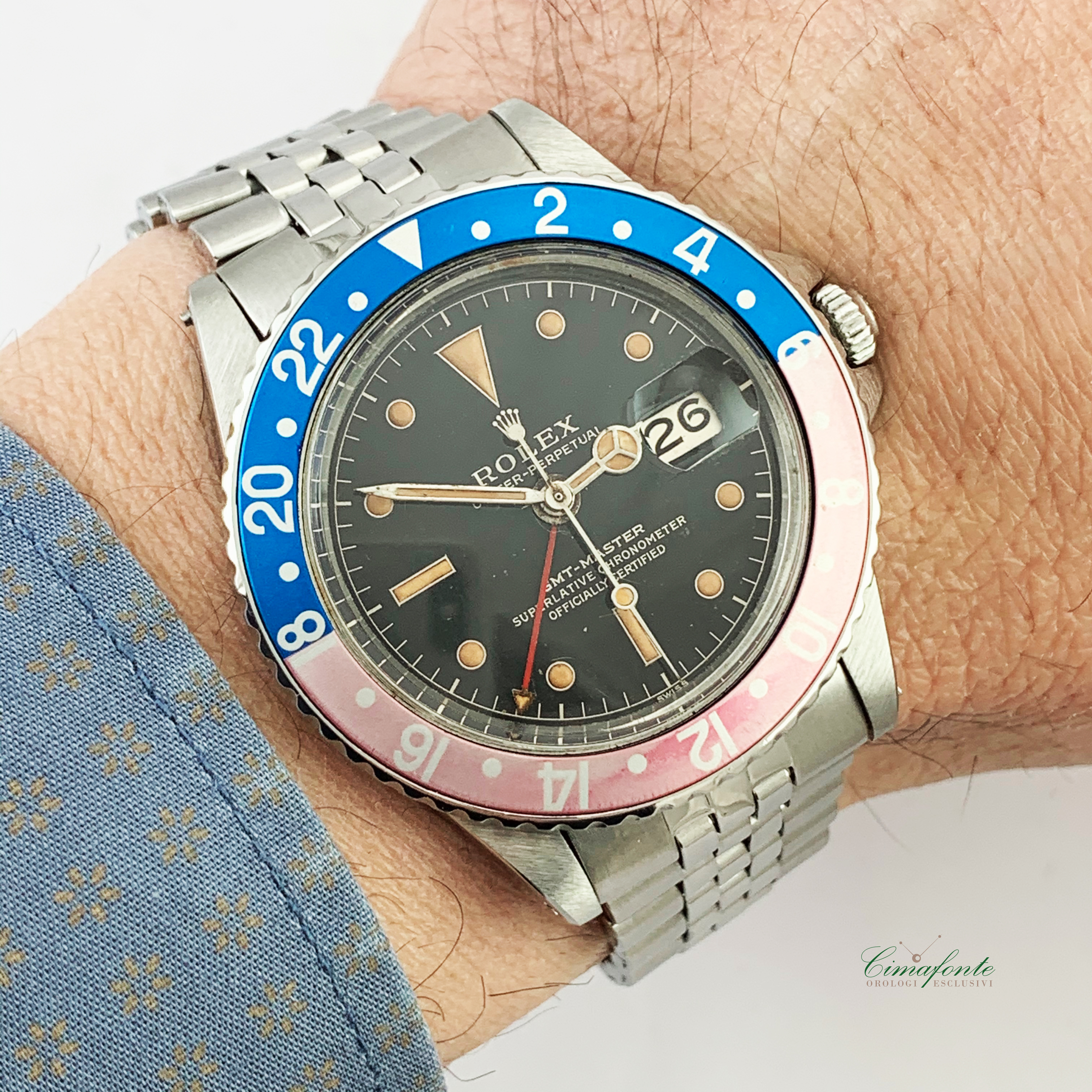 Rolex Gmt Master Cornino 1675 Usato Cimafonte Orologi