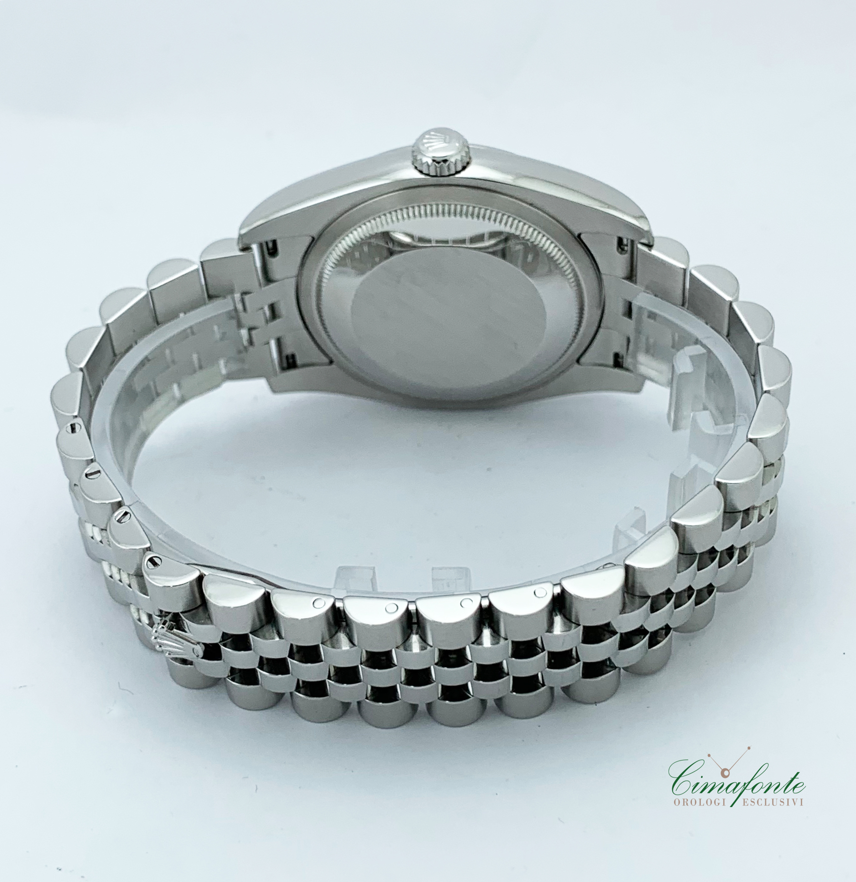 Rolex Datejust 116200 2015 36mm usato Jubilee Dial Blu