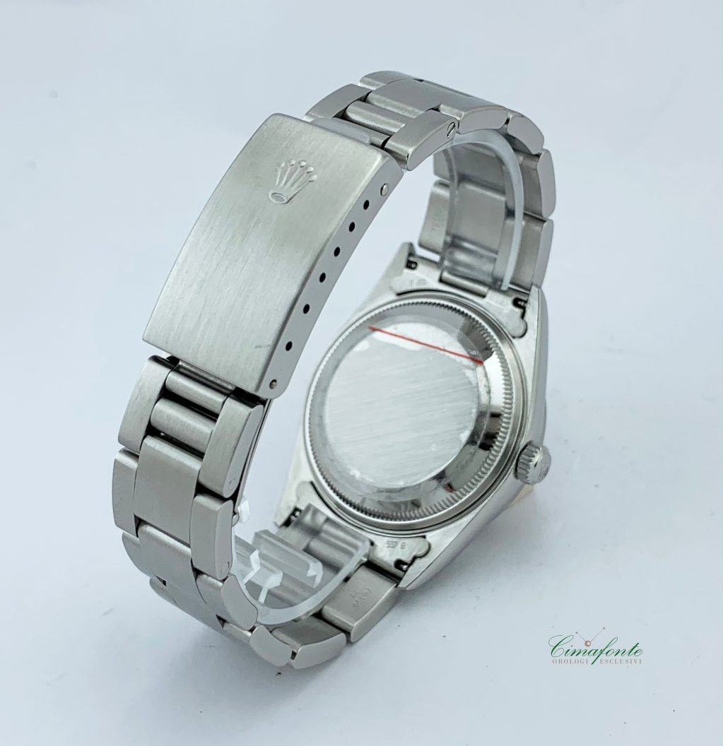 Rolex Date 15200 2000 34mm Usato Acciaio oyster Blu Dial