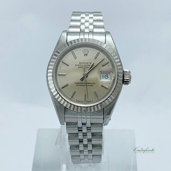 Rolex Datejust Lady 69174 1990 26mm usato jubilee Acciaio Secondo Polso
