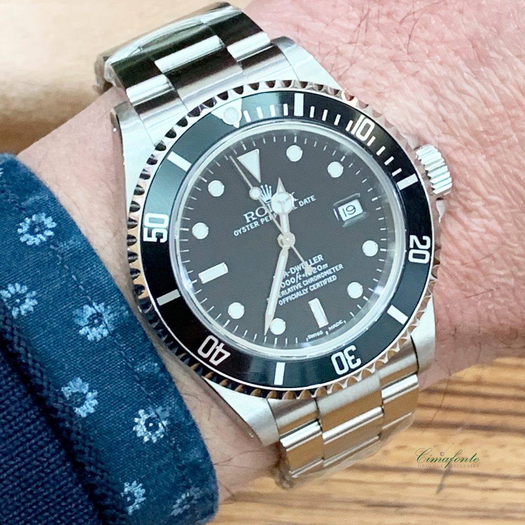 Rolex Sead-Weller 16600 2002 40mm usato acciaio oyster secondo polso