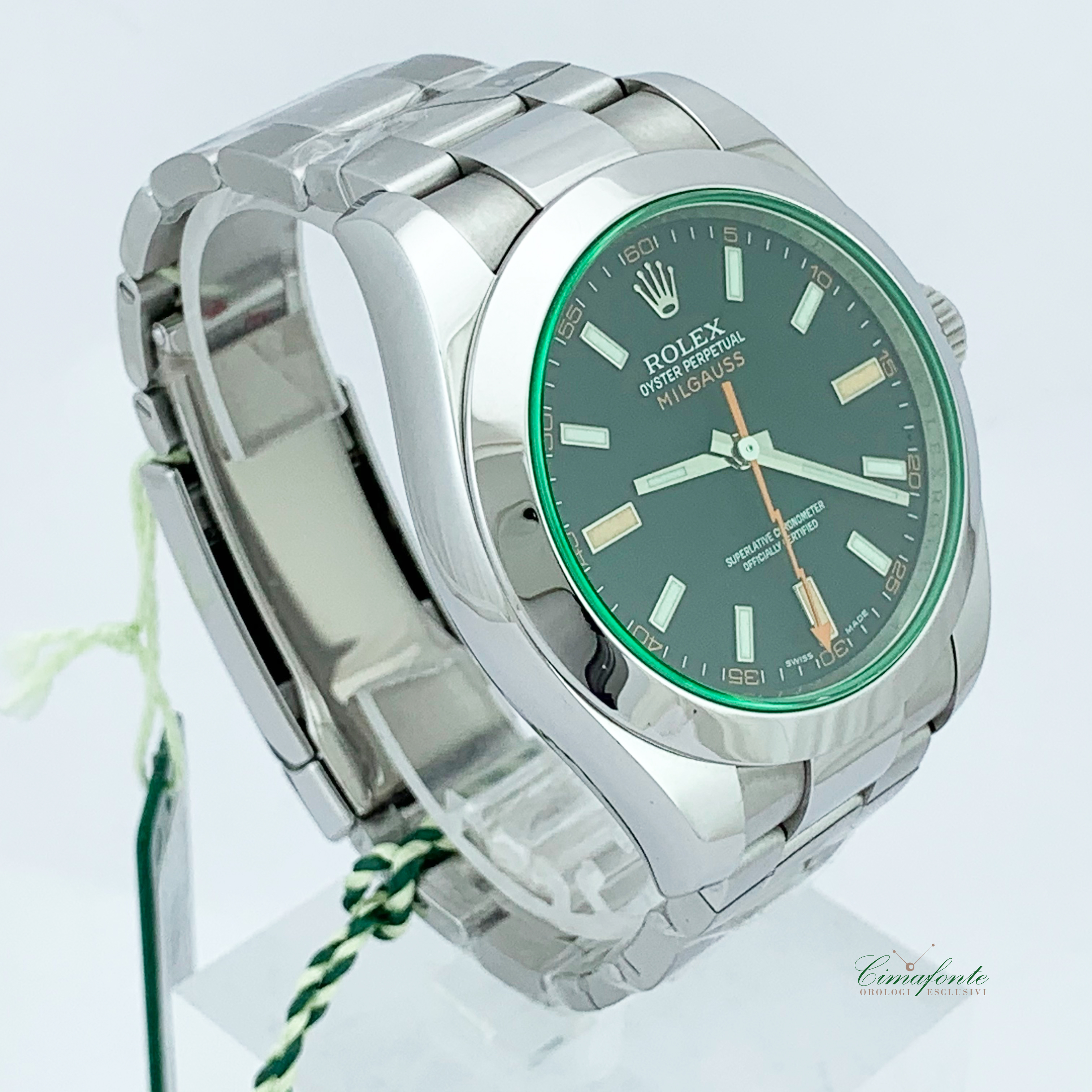 Rolex milgauss verde prezzo sales
