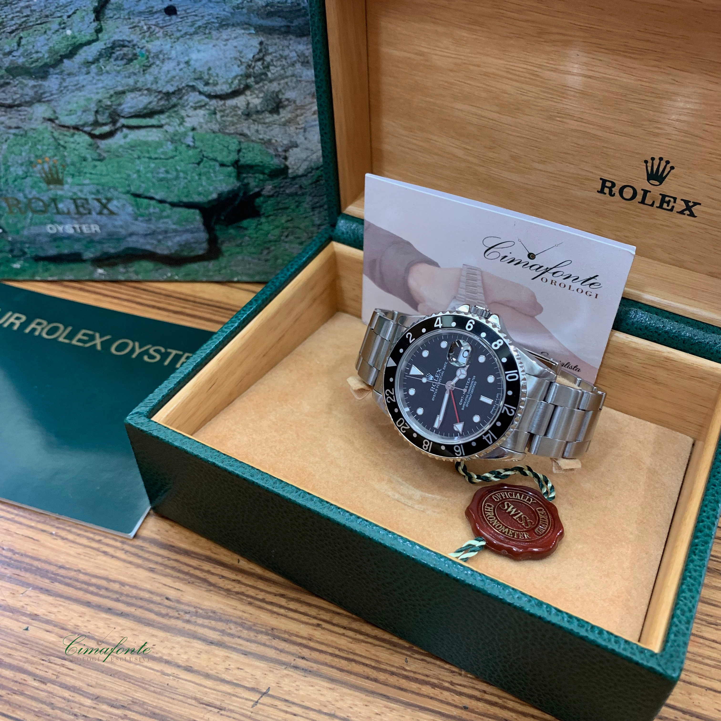 Rolex gmt deals master ghiera nera